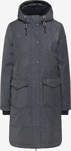 DreiMaster Vintage Winter Coat in Blue: front