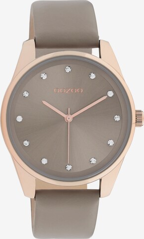 OOZOO Analog Watch in Grey: front
