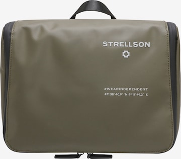 STRELLSON Kulturtasche 'Stockwell 2.0 Benny' in Grün: Vorderseite