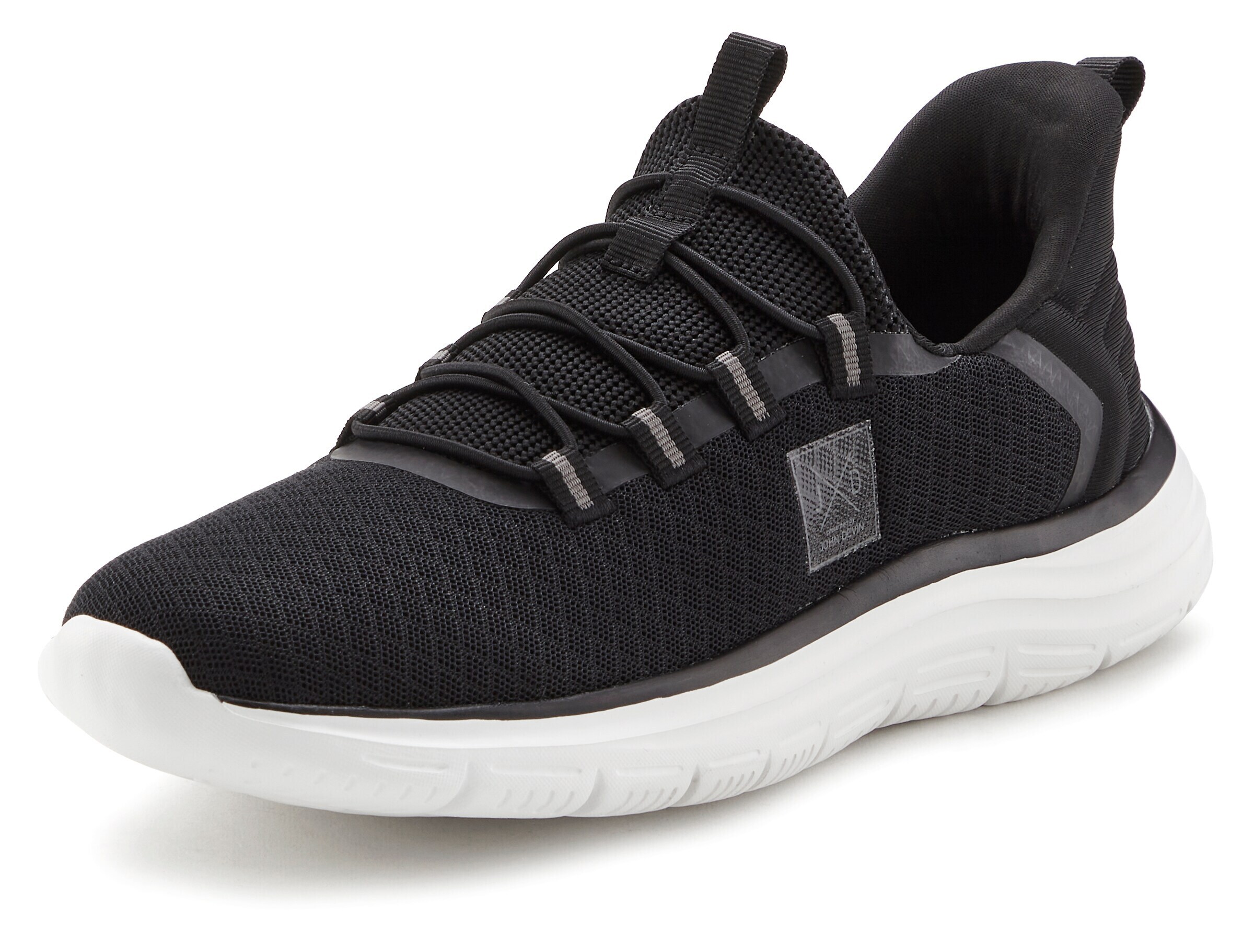 JOHN DEVIN Sneakers in Black: front