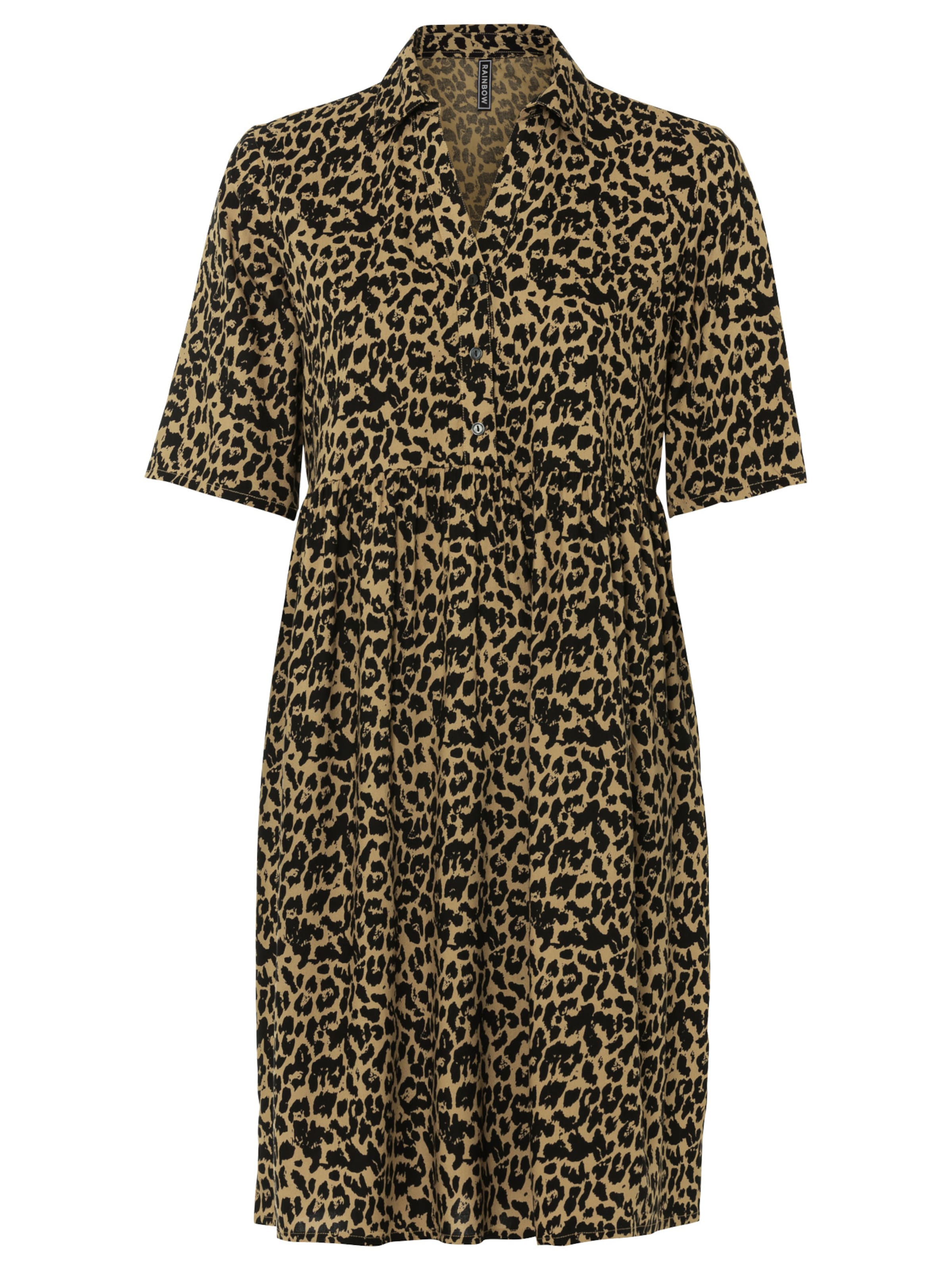 bonprix Blousejurk in Bruin: voorkant