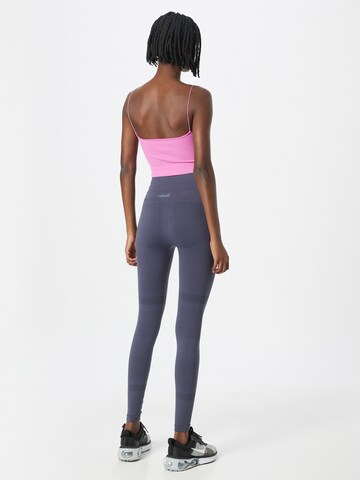 Casall Skinny Workout Pants in Blue
