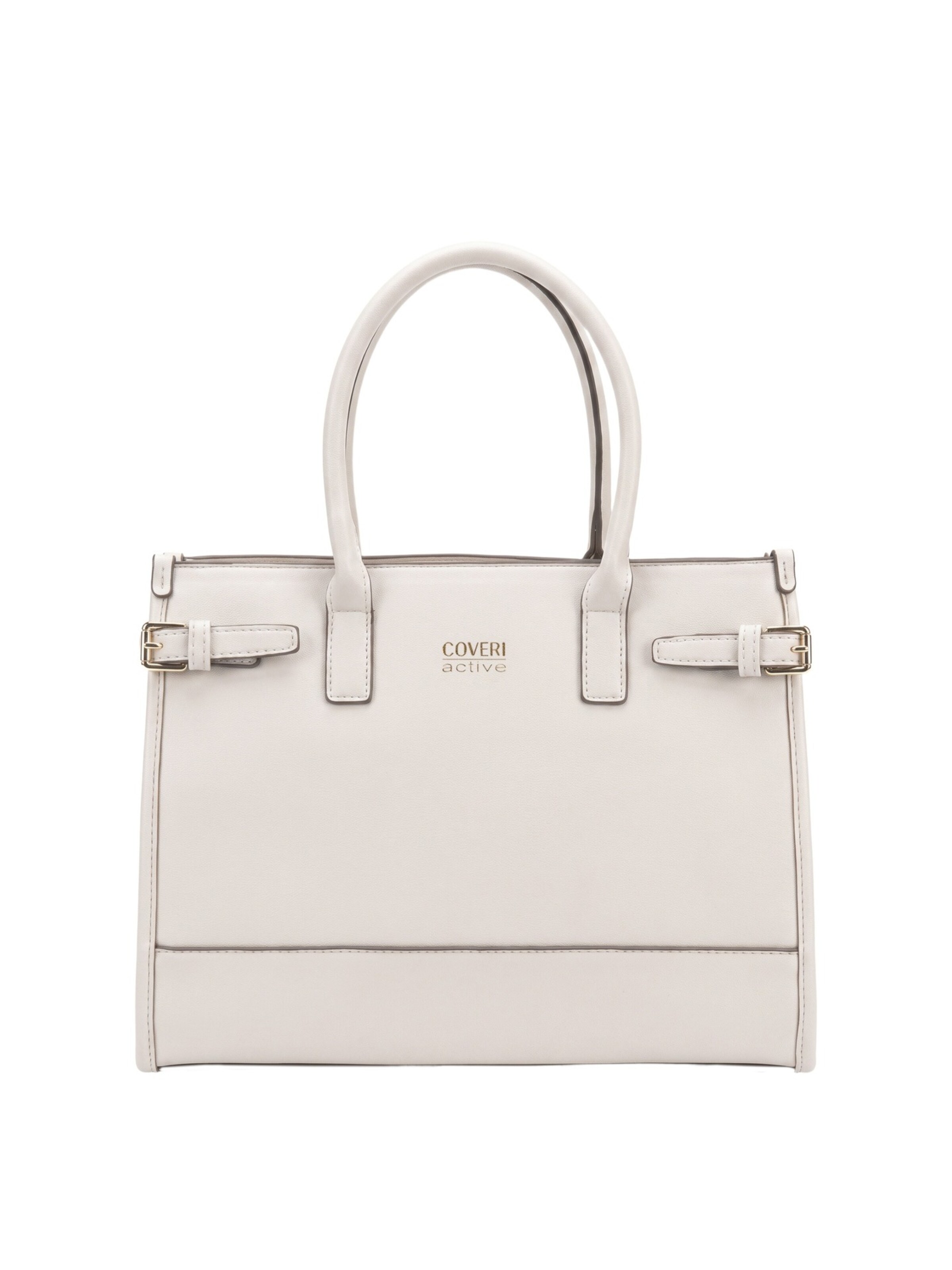 Borsa a mano di Coveri in beige: frontale