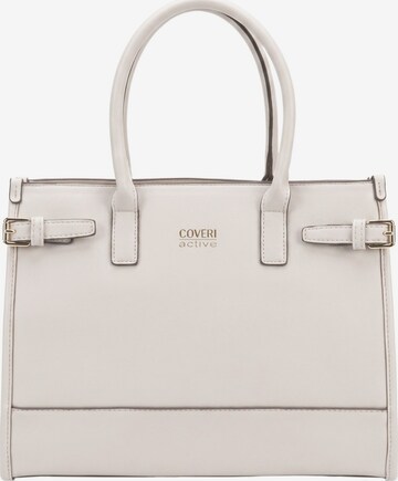 Borsa a mano di Coveri in beige: frontale