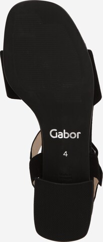 GABOR - Sandalias con hebilla en negro