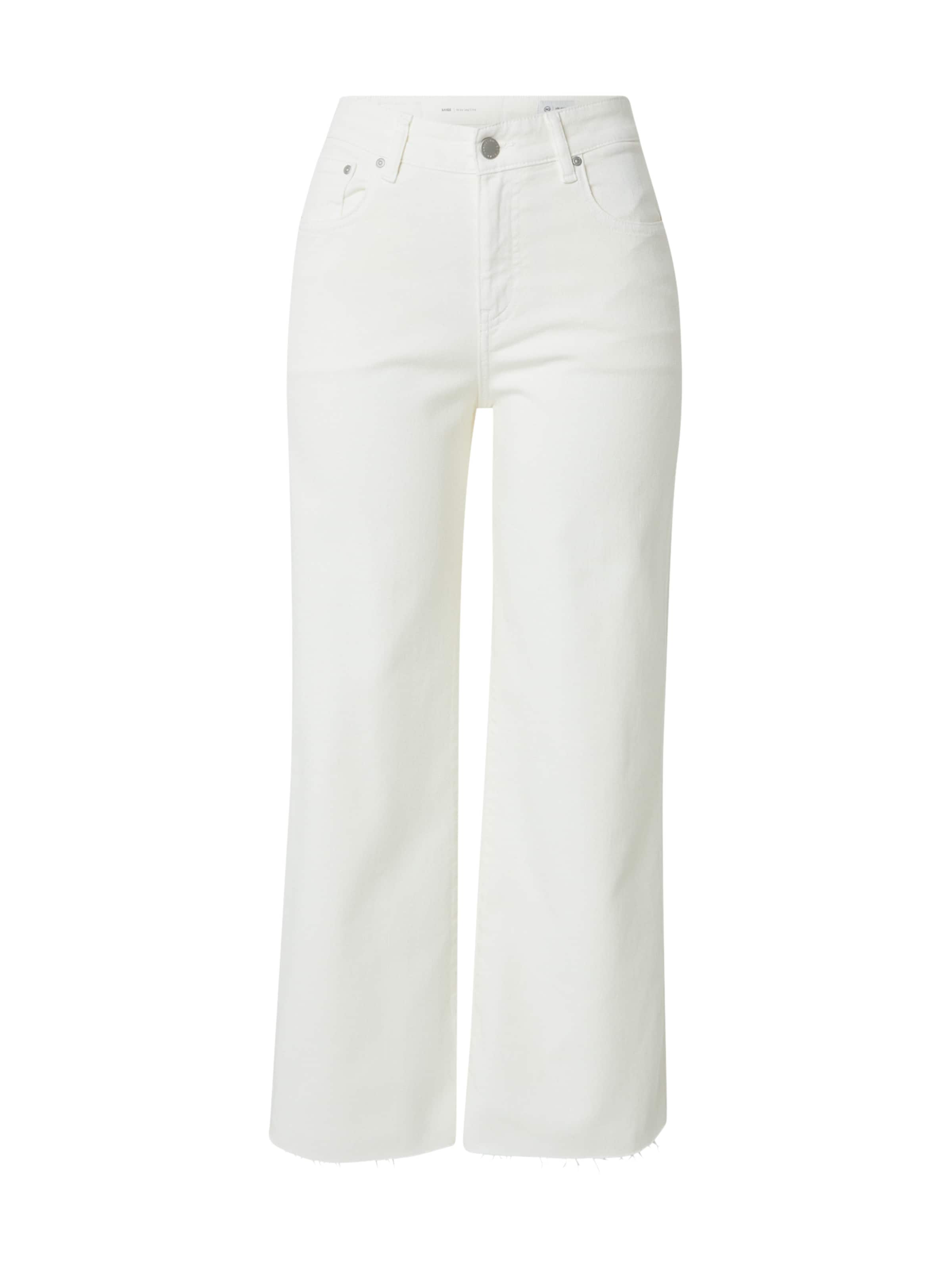 Wide leg Jeans 'SAIGE' di AG Jeans in bianco: frontale