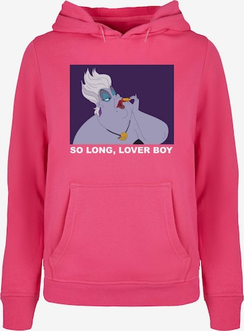 ABSOLUTE CULT Sweatshirt 'Little Mermaid - Ursula So Long Lover' in Roze: voorkant