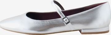 Next Strap ballerina 'Forever Comfort' in Silver: front