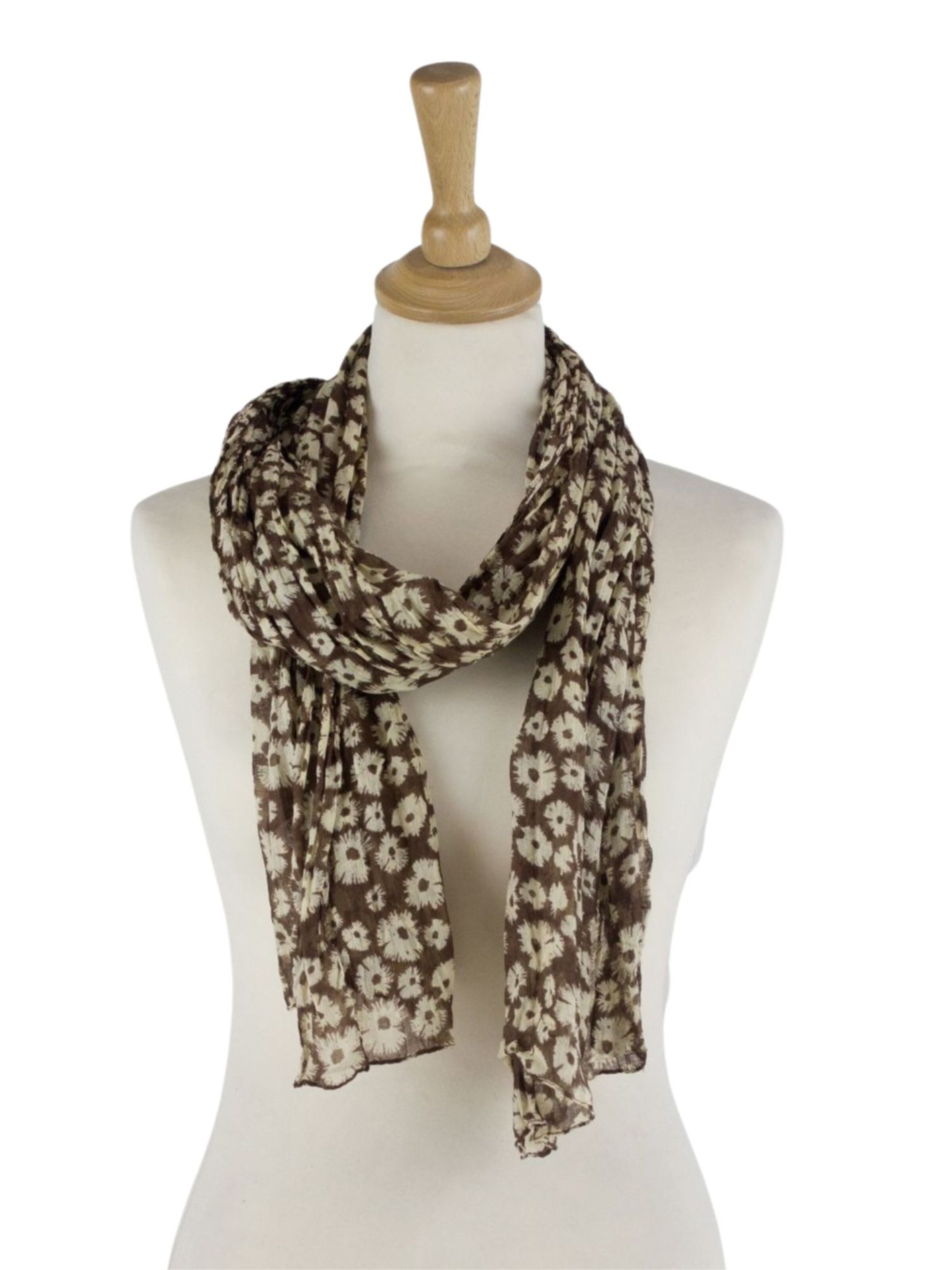 Sunsa Scarf 'Sunsa' in Brown