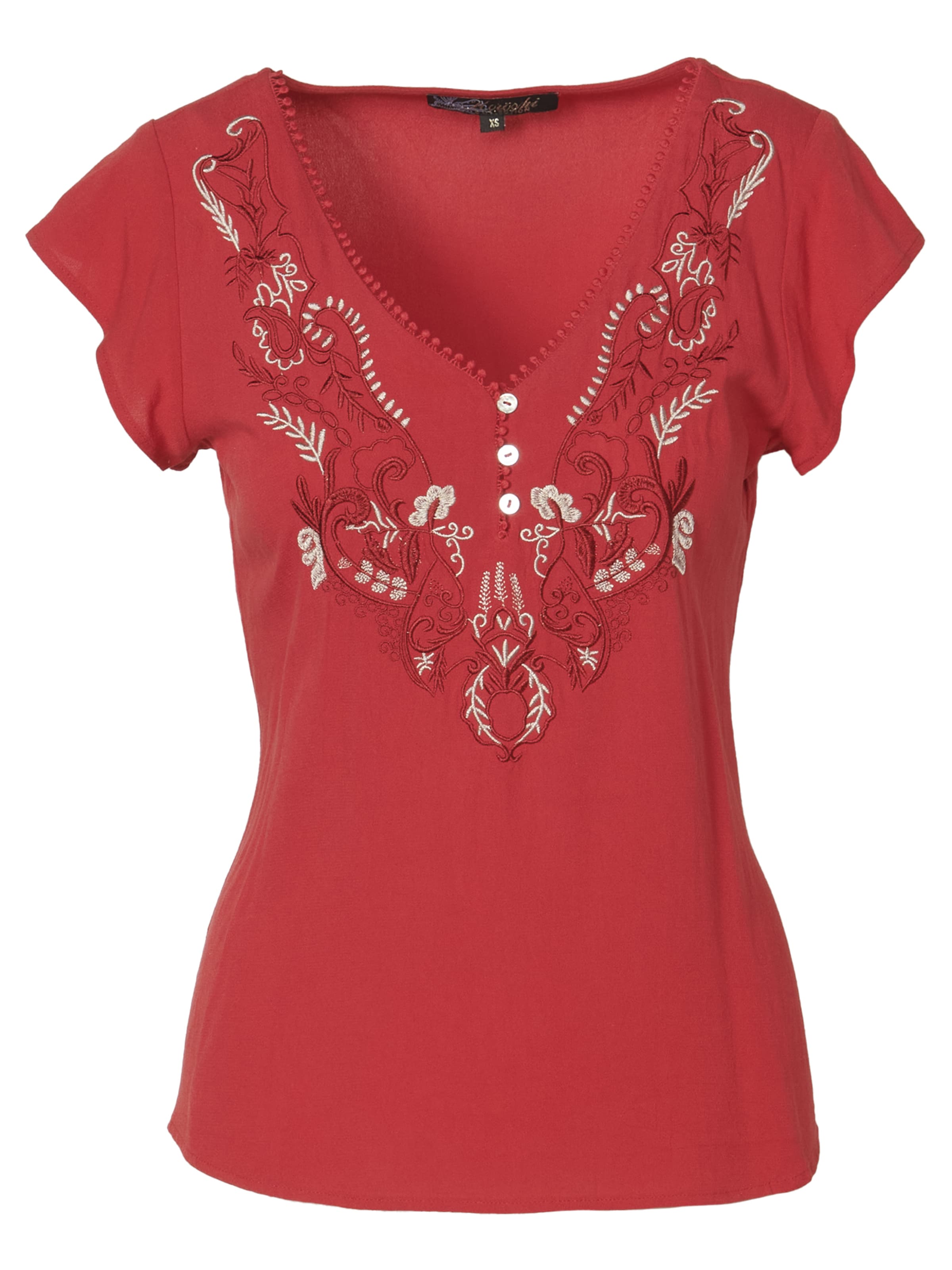 KOROSHI Blouse in Red: front