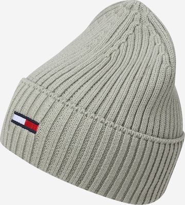 Tommy Jeans Beanie in Grey: front