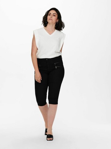 Coupe slim Pantalon 'CarSarah' ONLY Carmakoma en noir