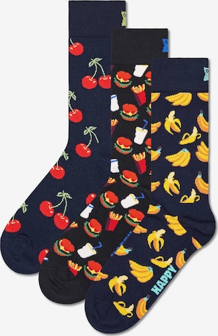 Happy Socks Ponožky 'Food' – modrá: přední strana