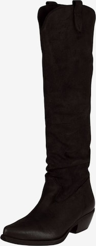 Felmini Wide Fit Cowboystiefel 'El Paso W041' in Schwarz: Vorderseite