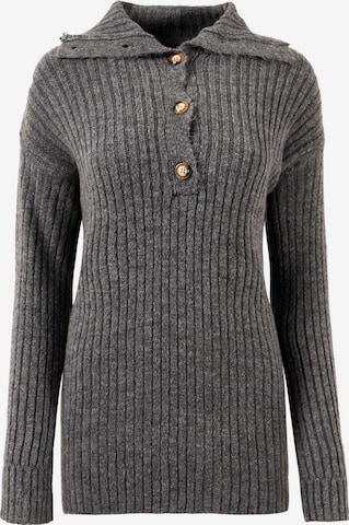 Pull-over LELA en gris : devant