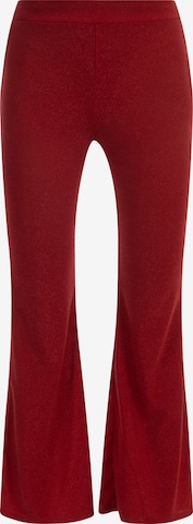 Pantalon faina en rouge : devant