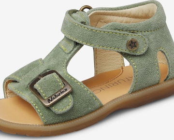 NATURINO Open schoenen 'QUARZO' in Groen: voorkant