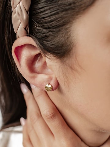 Hey Happiness - Pendientes 'Seaside Whisper' en oro