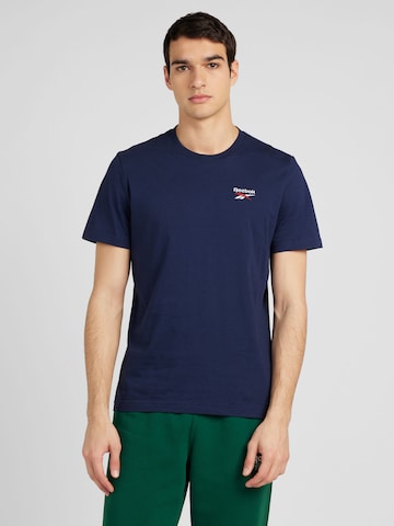 Reebok Funkční tričko 'IDENTITY' – modrá: přední strana