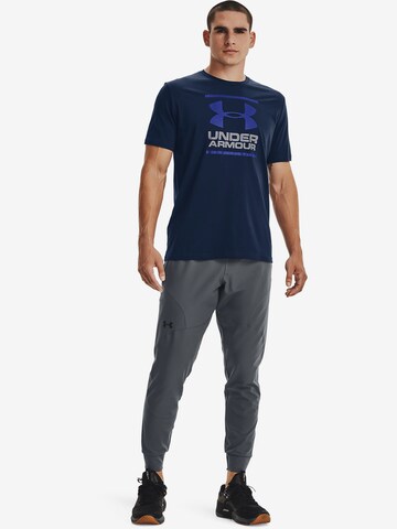 Tricou funcțional 'GL Foundation' de la UNDER ARMOUR pe albastru