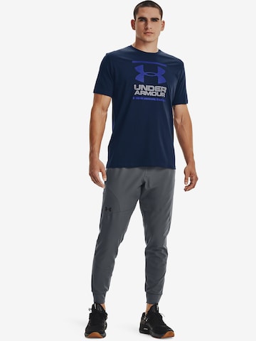 T-Shirt fonctionnel 'GL Foundation' UNDER ARMOUR en bleu
