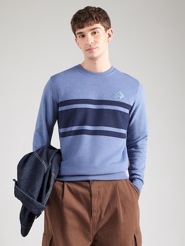 naketano Μπλούζα φούτερ σε μπλε: μπροστά