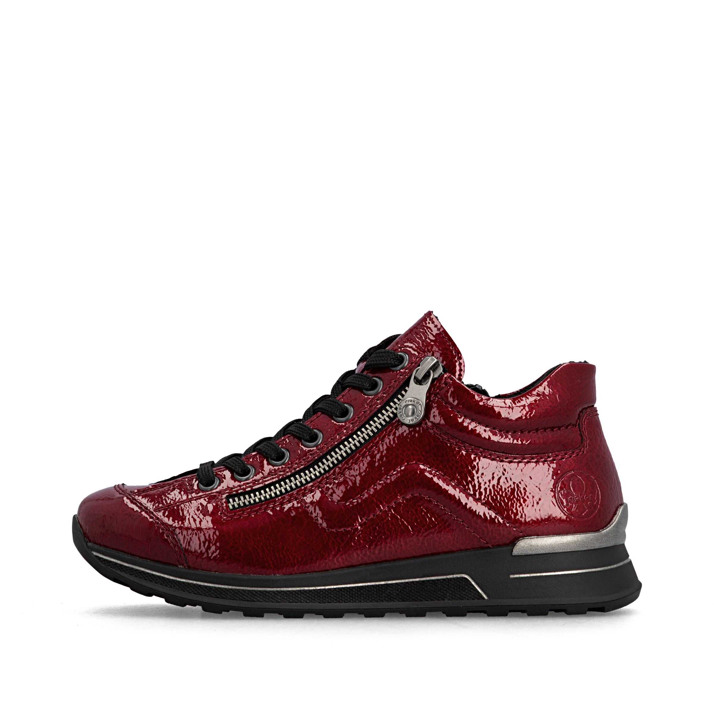 Chaussure de sport à lacets Rieker en rouge