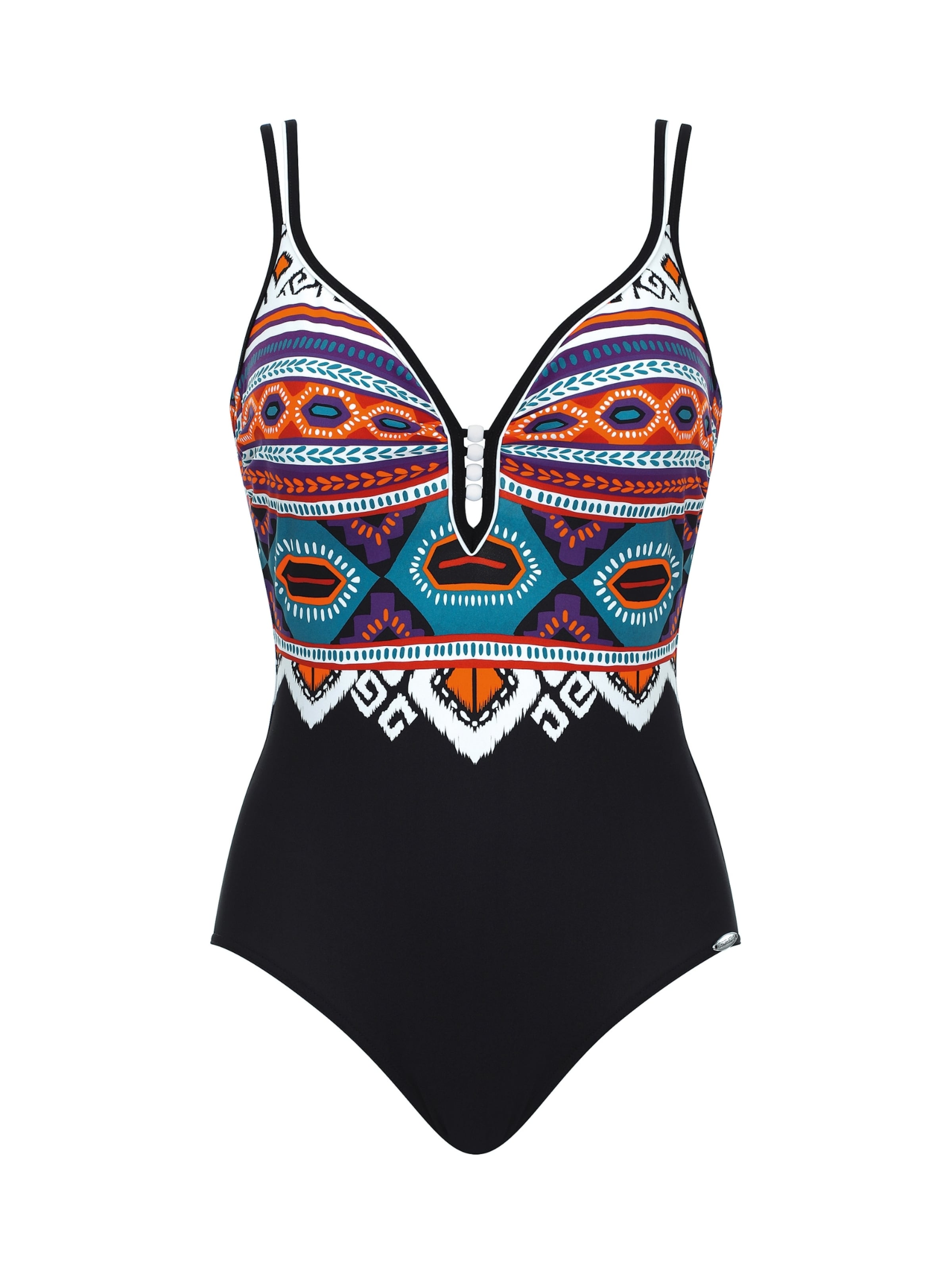 SUNFLAIR Badedragt i sort: forside