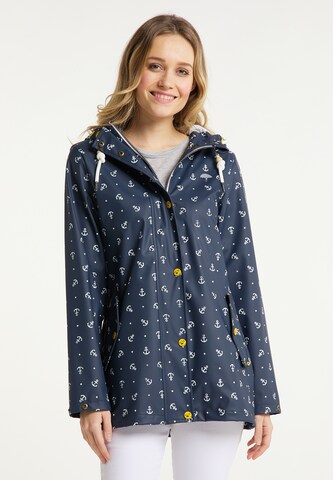 Schmuddelwedda Between-Season Jacket in Blue: front