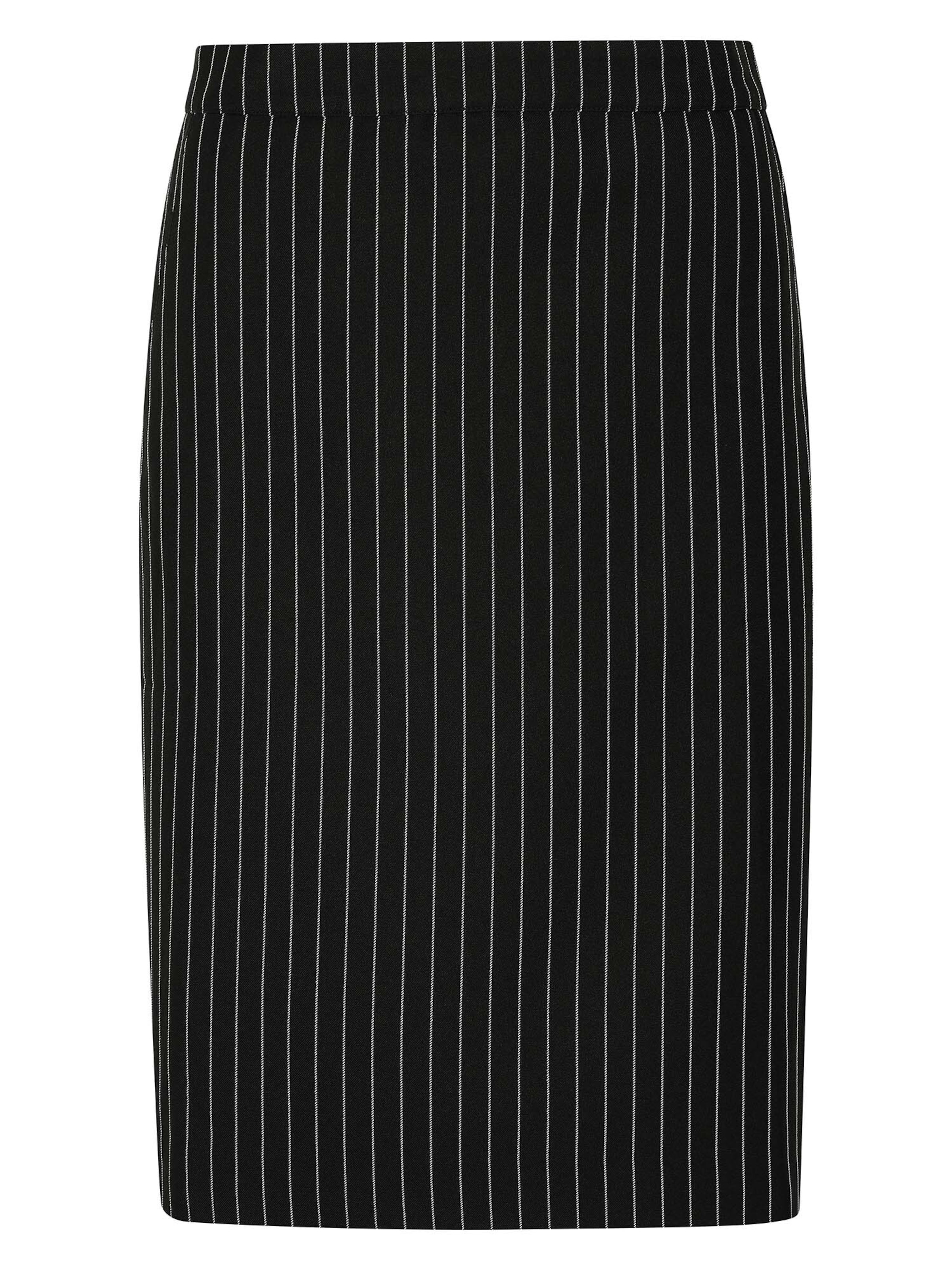 MADELEINE Rock in Schwarz: Vorderseite