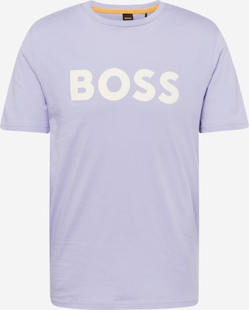 BOSS Orange T- Shirt 'Thinking 1' in Lila: predná strana