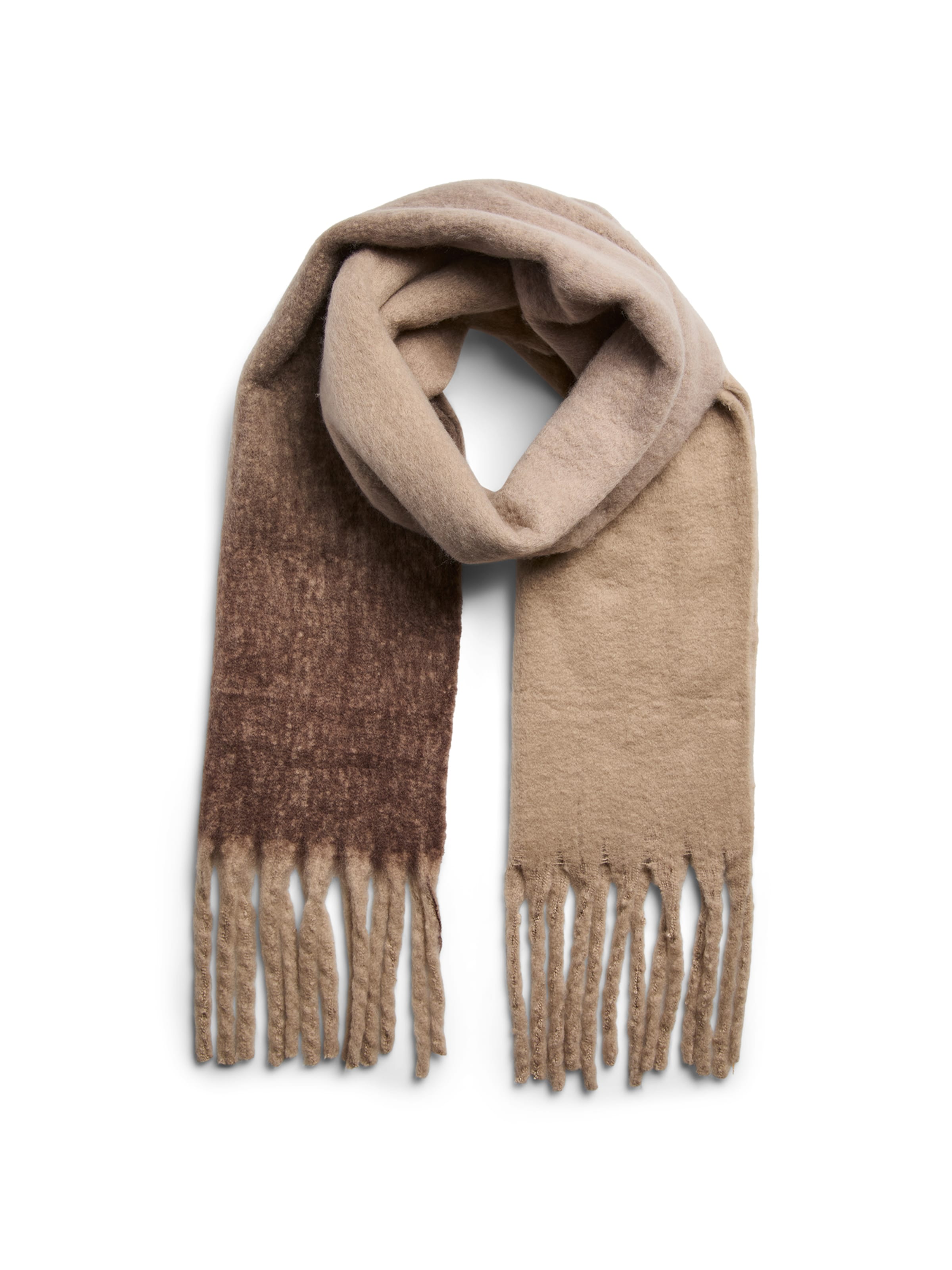 PIECES Scarf 'PCBEA' in Grey: front