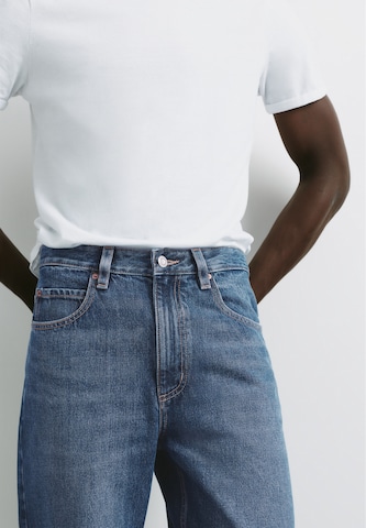 Baggy Jeans de la Pull&Bear pe albastru