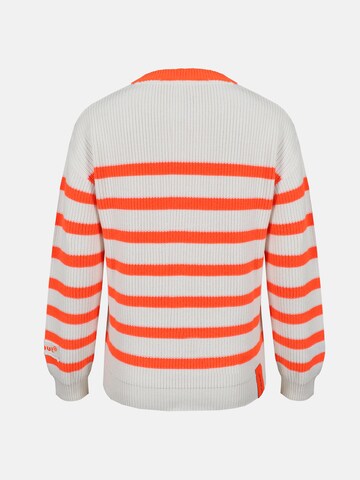 Sweat-shirt 'Verbaast' salzhaut en orange