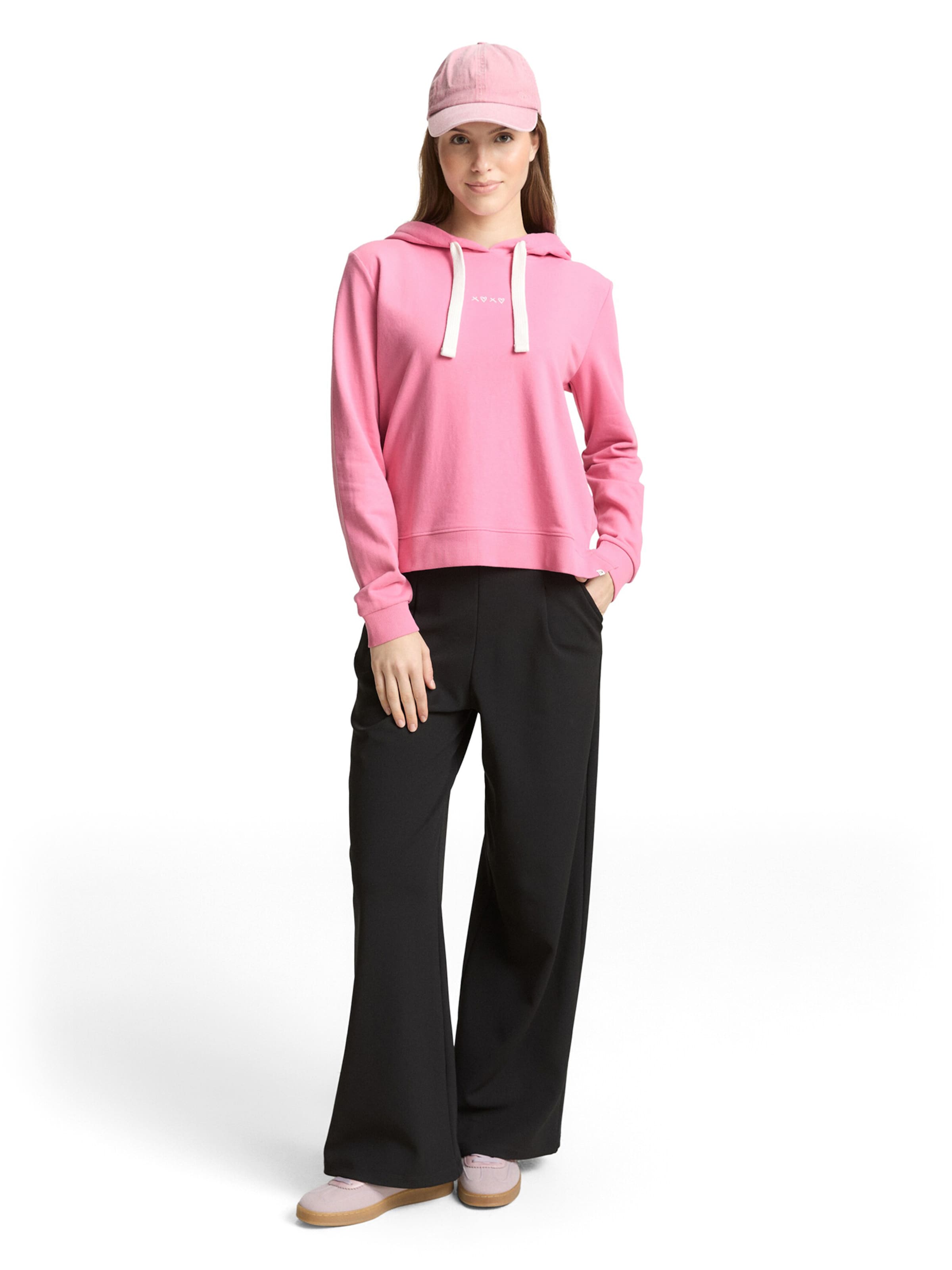 TOM TAILOR DENIM Sweatshirt in Pink