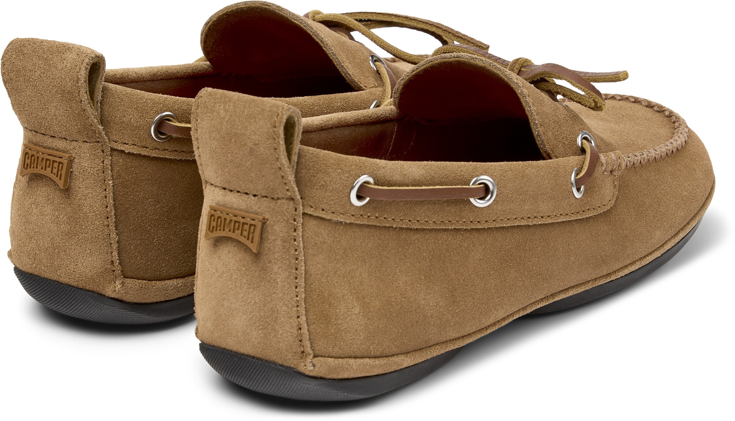 CAMPER - Bailarinas con hebilla 'Right Nina' en marrón