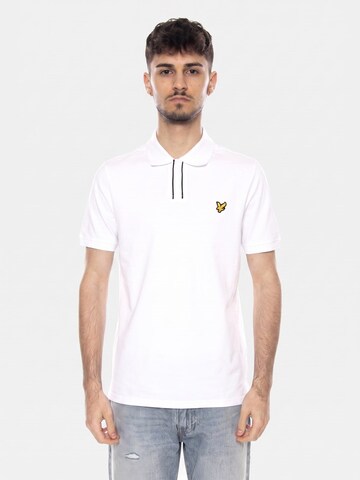 Lyle & Scott Shirt 'PLACKET TIPPED POLO SHIRT' in White