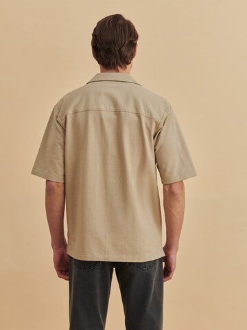 DAN FOX APPAREL Regular fit Overhemd 'Roman' in Beige