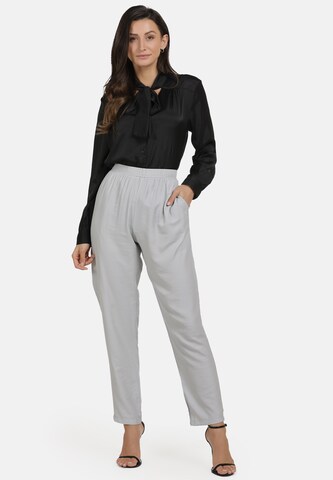 usha WHITE LABEL Tapered Pants in Grey