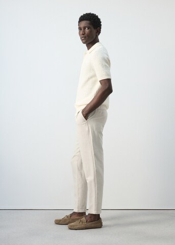 MANGO MAN Slimfit Hose 'Romelino' in Beige