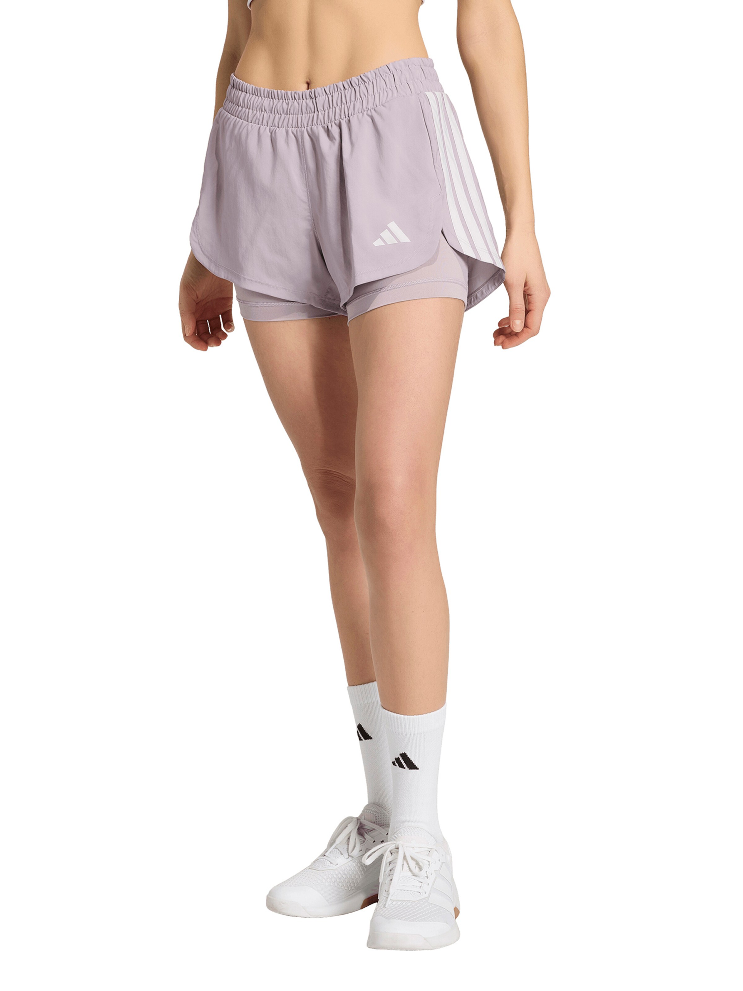 Regular Pantalon de sport 'PACER' ADIDAS PERFORMANCE en violet : devant