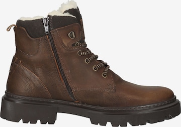 BULLBOXER Lace-Up Boots in Brown