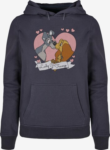 ABSOLUTE CULT Sweatshirt 'Lady And The Tramp - Love' in Blue: front