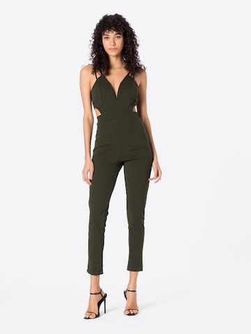 Tuta jumpsuit 'JIMMY' di WAL G. in verde: frontale