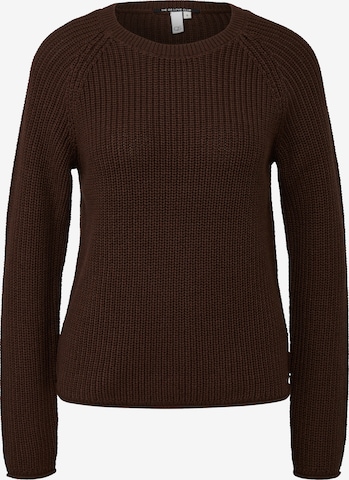 Pullover di QS in marrone: frontale