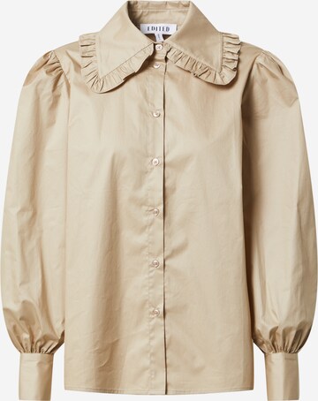 EDITED Blouse 'Romine' in Beige: voorkant