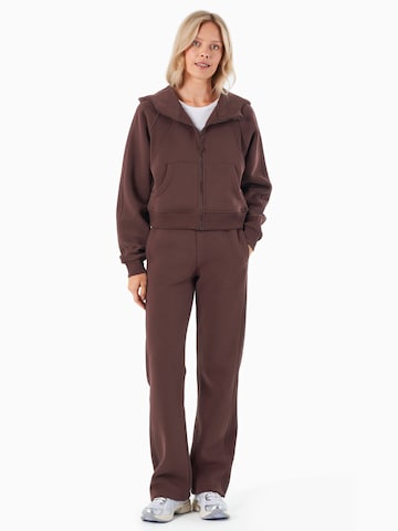 Organication Sweatjacke in Braun