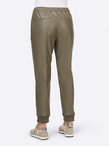 heine Tapered Broek in Groen