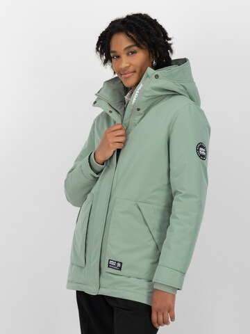 Alife and Kickin Vinterparkas 'FloraAK' i grön
