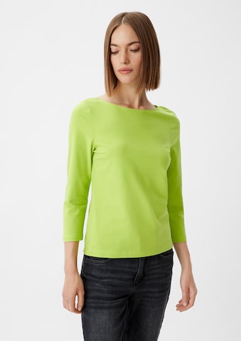 comma casual identity Shirt in Groen: voorkant
